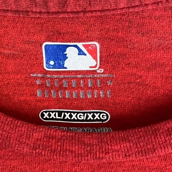 Men’s Angel’s Baseball T Shirt Red Est. 1961 XXL - Picture 3 of 4